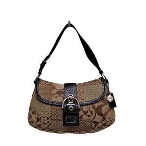 Coach Brown and Black Soho Shoulder Bag